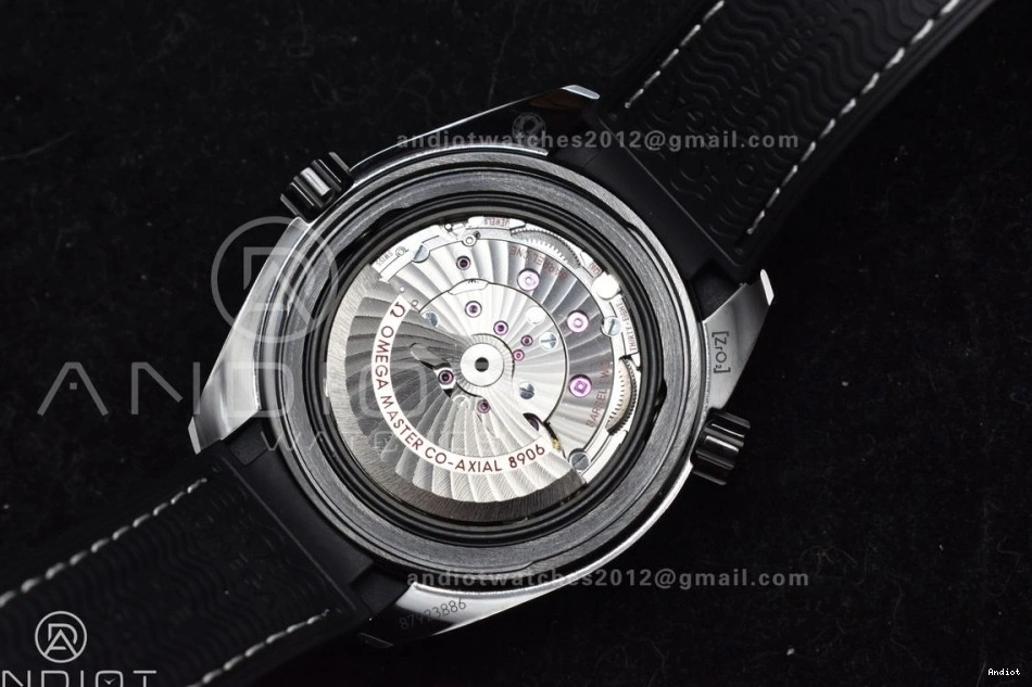 Real Deep Edition Strap Nylon on Super Ceramic VSF 45.5mm Black Black Clone Planet A8906 Best 1:1 Ocean 0517